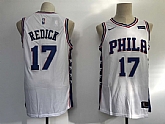 76ers 17 JJ Redick White Nike Swingman Jersey,baseball caps,new era cap wholesale,wholesale hats